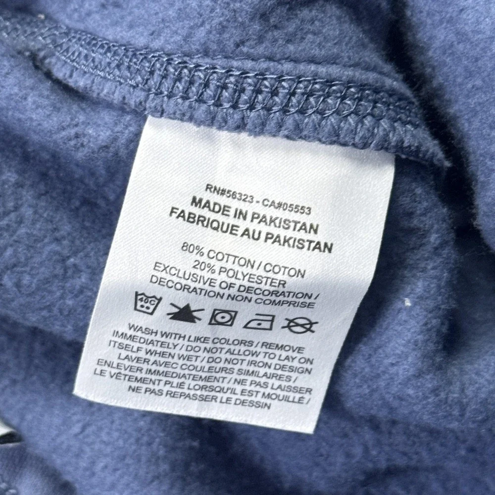 Nike Sweatpants Mens L Blue Fleece Jogger Drawstring Pockets‎ Swoosh 31in